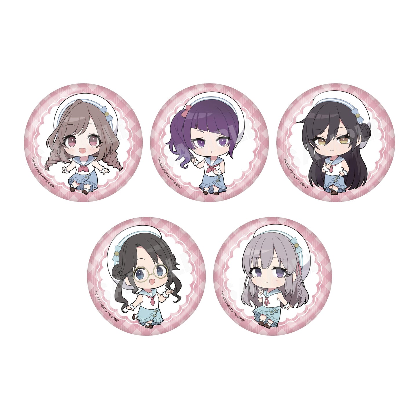 アイドルマスター シャイニーカラーズ（偶像大師 閃耀色彩） パステルマリンルックver. 徽章 /01 BOXB 【コンプリートBOX／10個入り】