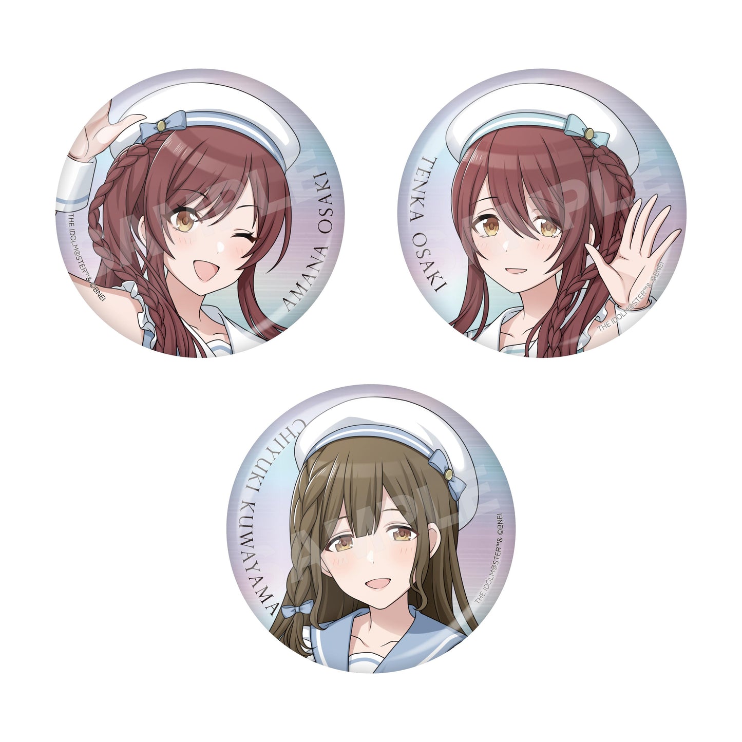 アイドルマスター シャイニーカラーズ（偶像大師 閃耀色彩） パステルマリンルックver. 鐳射徽章 /01 【コンプリートBOX／5個入り】