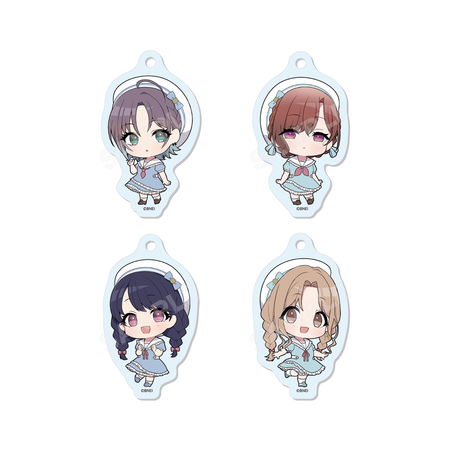 アイドルマスター シャイニーカラーズ（偶像大師 閃耀色彩） Pastel Marine Look ver. 迷你亞克力掛件 /03 BOXC 【整套BOX裝/9個入】