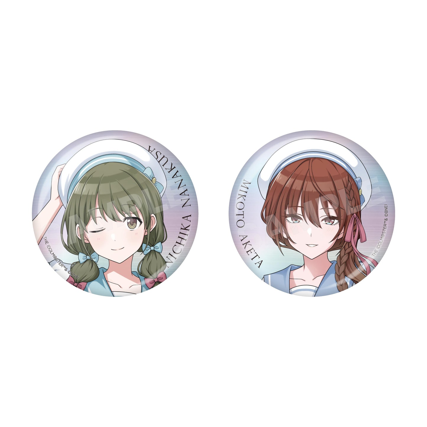 アイドルマスター シャイニーカラーズ（偶像大師 閃耀色彩） パステルマリンルックver. 鐳射徽章 /01 【コンプリートBOX／5個入り】