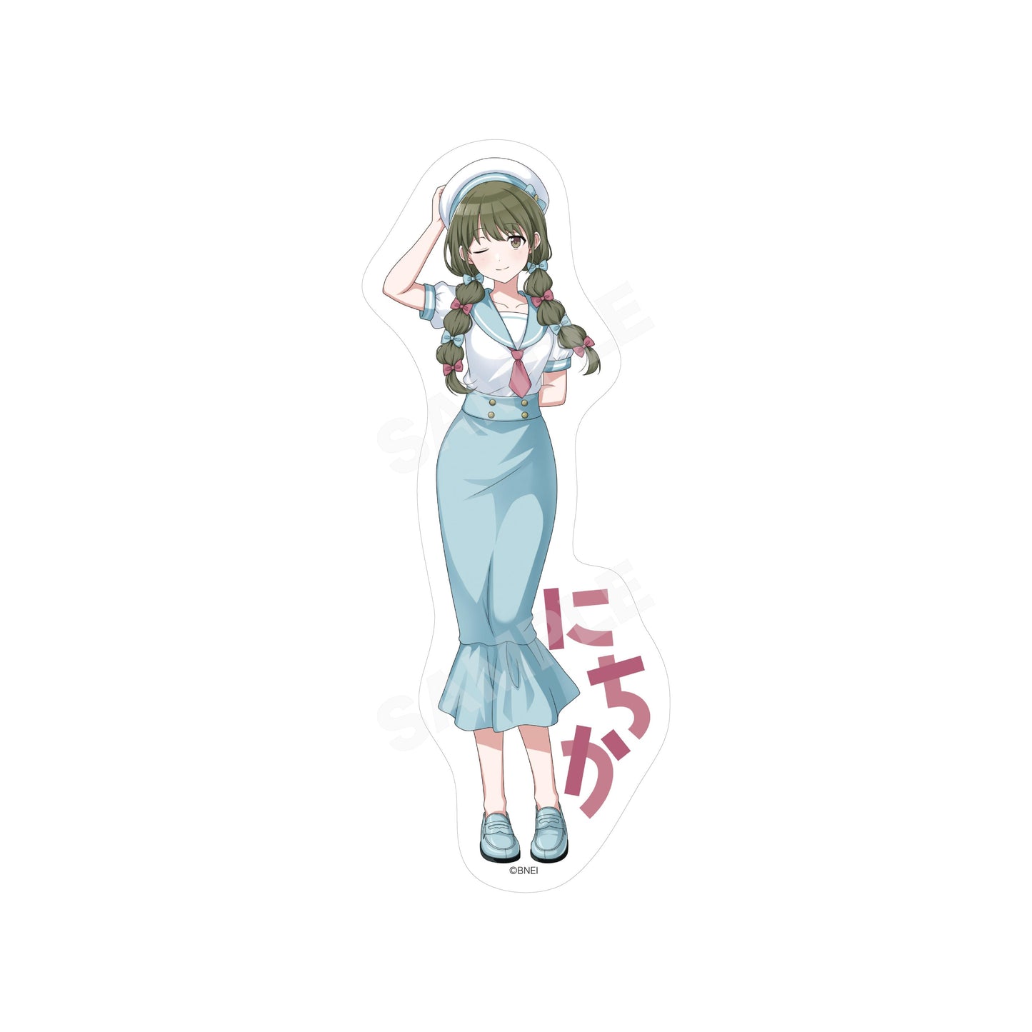 アイドルマスター シャイニーカラーズ（偶像大師 閃耀色彩） Pastel Marine Look ver. 貼紙 /04 七草にちか