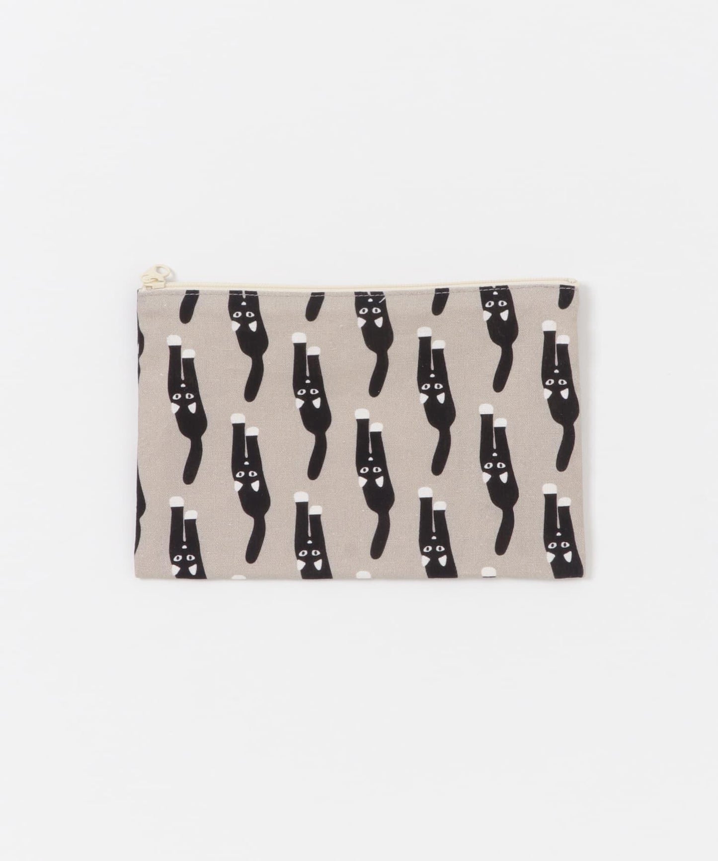 WARMGREYTAIL FLATPOUCH-GREY M 化妝包