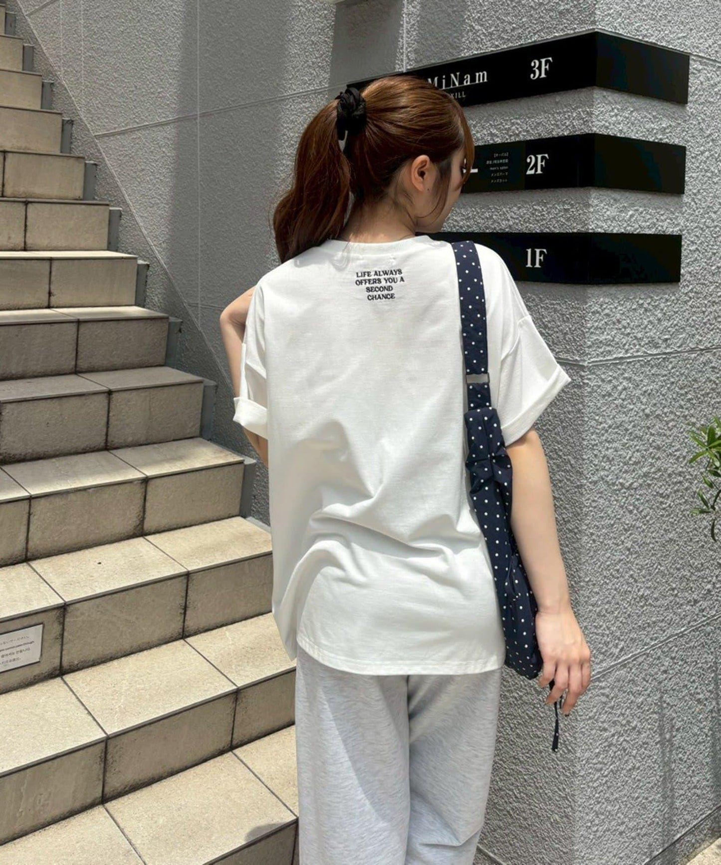 【continuer】DOG印花BIG TEE