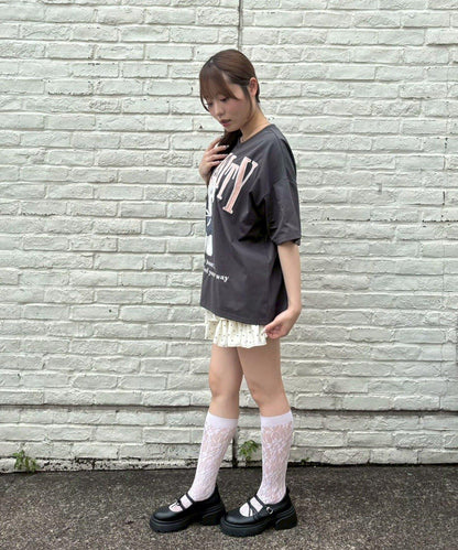 【continuer】DOG印花BIG TEE