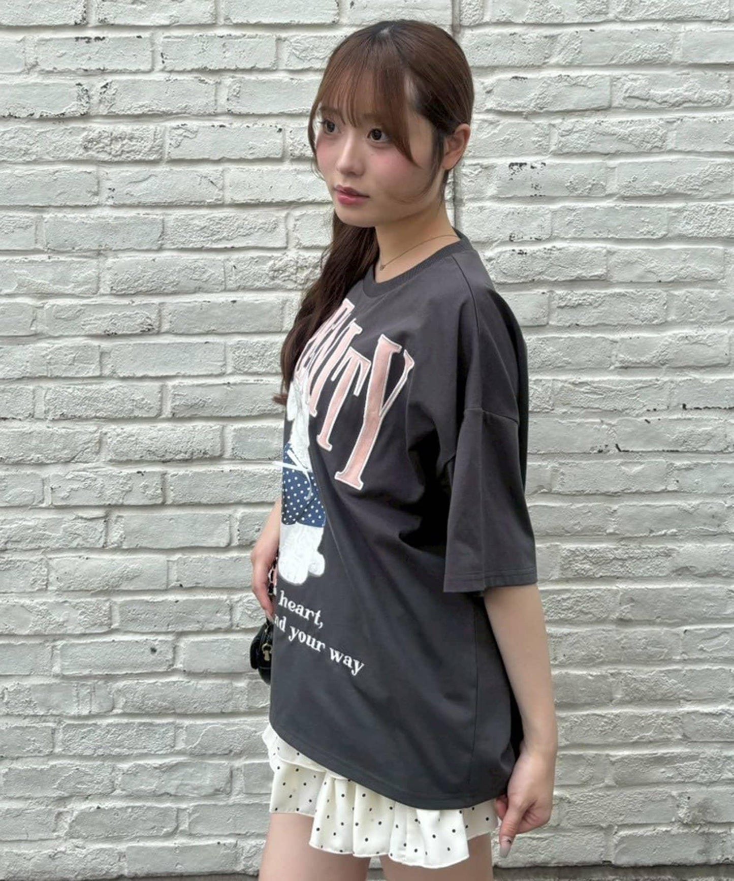 【continuer】DOG印花BIG TEE
