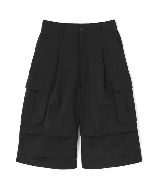 NOT4NERD/ノットフォーナード/Knee Tuck Parachute Cargo Bermuda Shorts