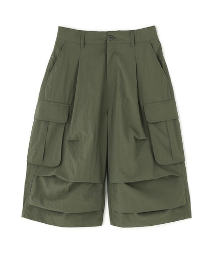 NOT4NERD/ノットフォーナード/Knee Tuck Parachute Cargo Bermuda Shorts