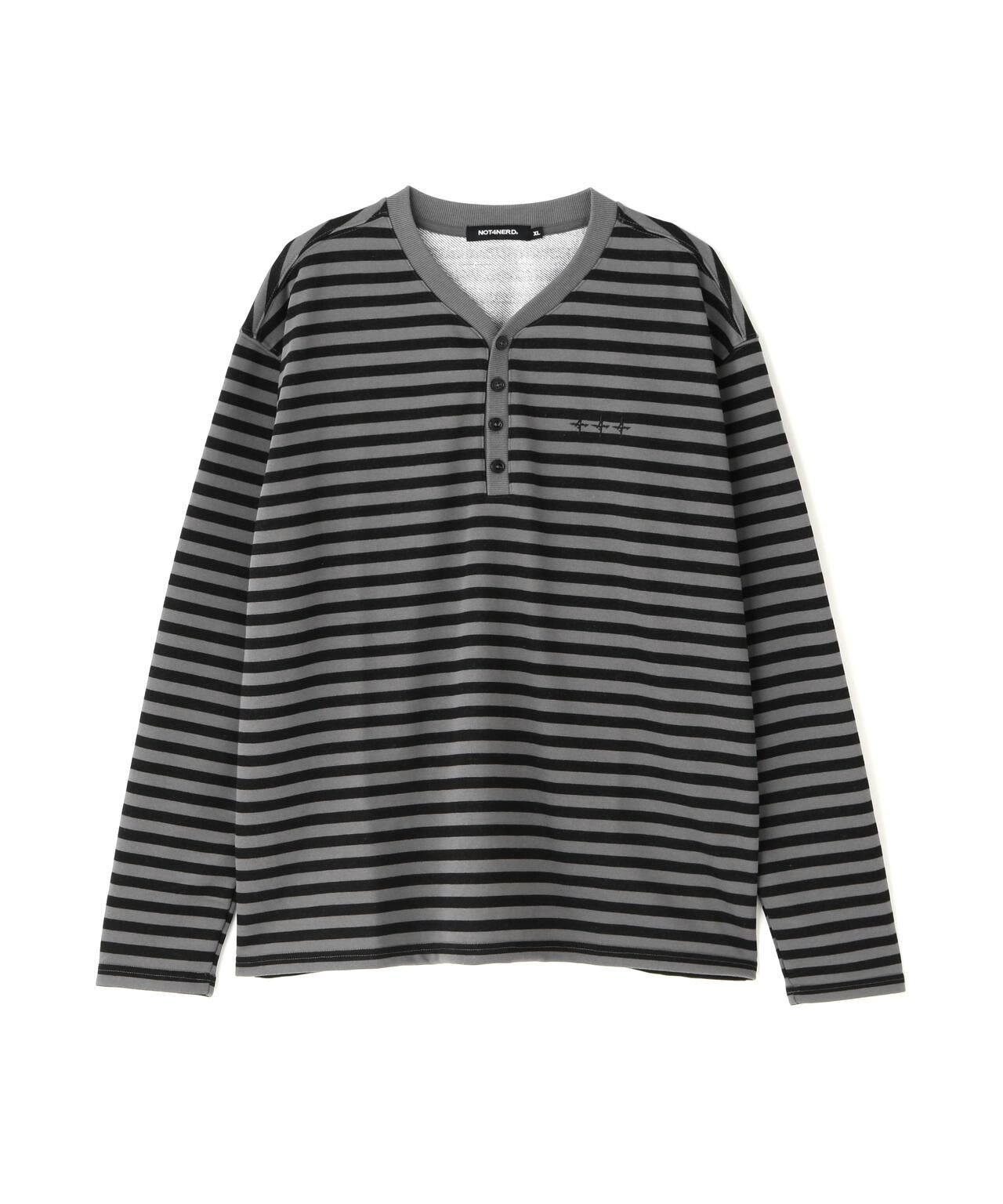 NOT4NERD Broken Wings Henley Neck 長袖T恤