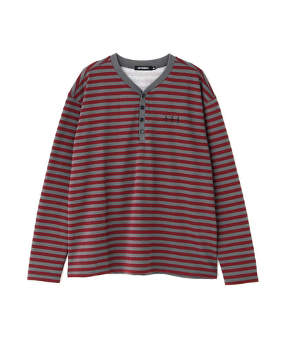 NOT4NERD Broken Wings Henley Neck 長袖T恤
