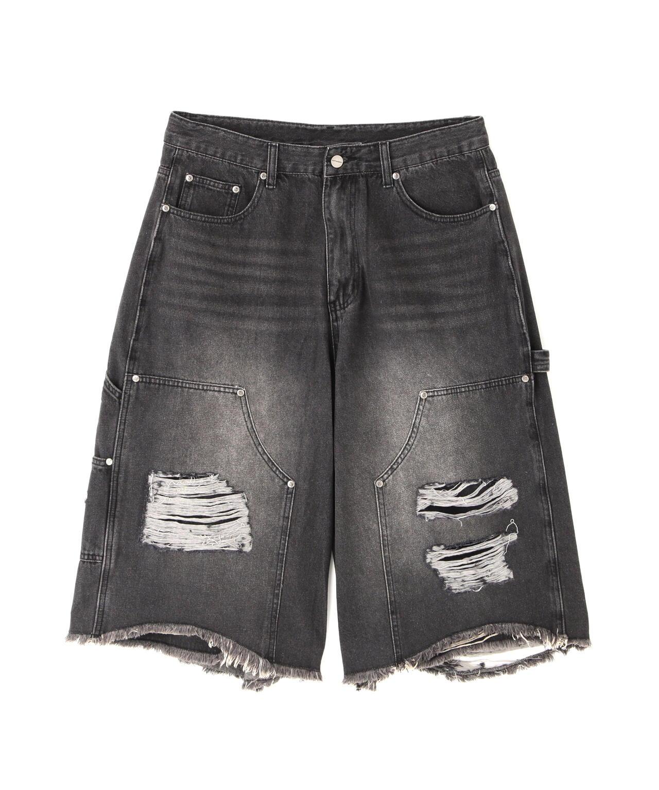 NOT4NERD/ノットフォーナード/Disztressed Carpenter Bermuda Shorts