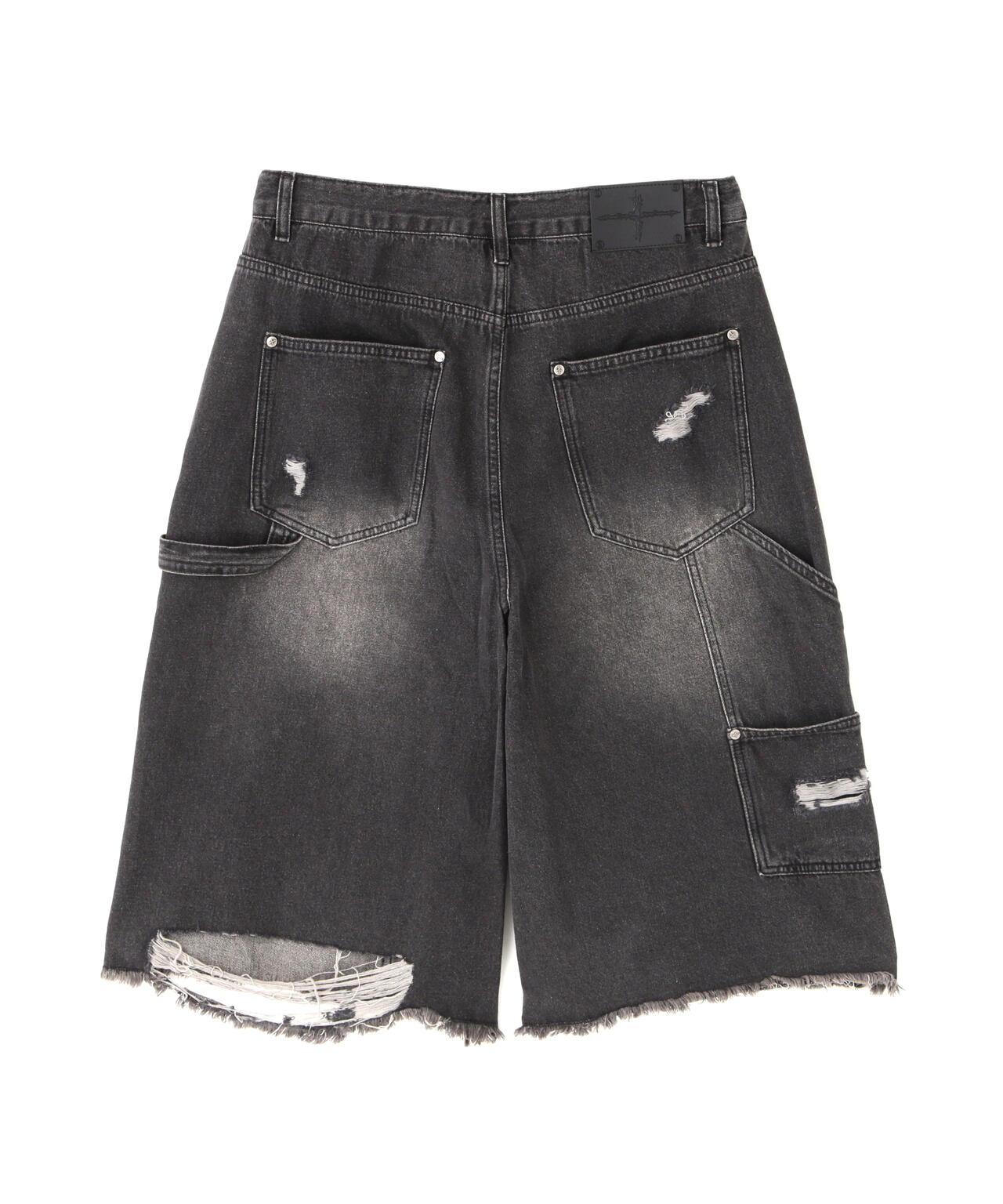 NOT4NERD/ノットフォーナード/Disztressed Carpenter Bermuda Shorts