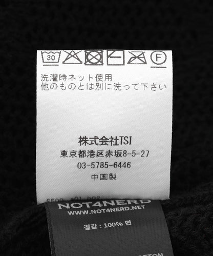 NOT4NERD Distressed Contrast Hand Stitch Knit