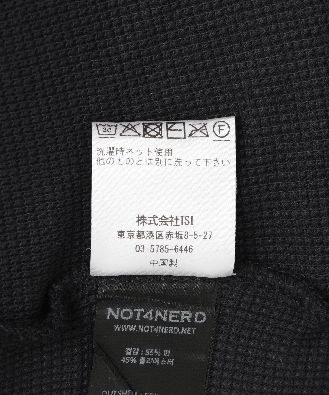 NOT4NERD/ノットフォーナード/Brush Washed Waffle Long Sleeve