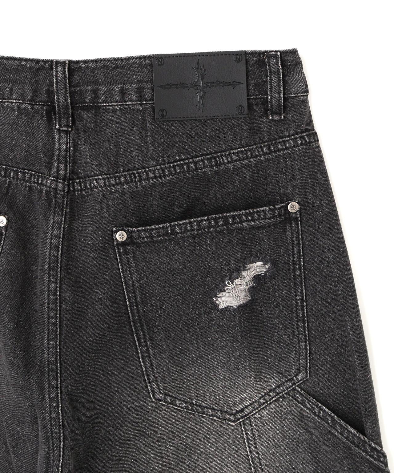 NOT4NERD/ノットフォーナード/Disztressed Carpenter Bermuda Shorts