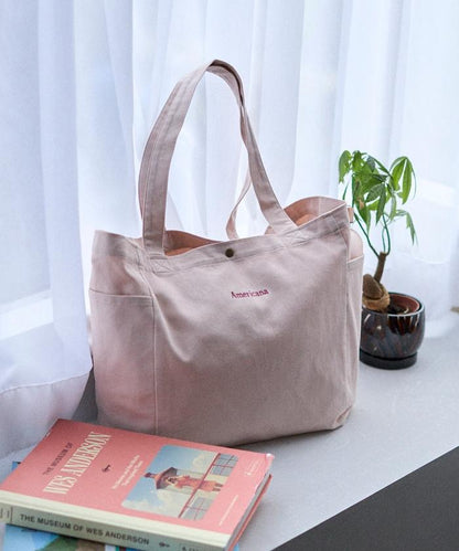 Americana× Firsthand 聯名刺繡TOTE BAG M LOGO刺繡 托特包 M碼