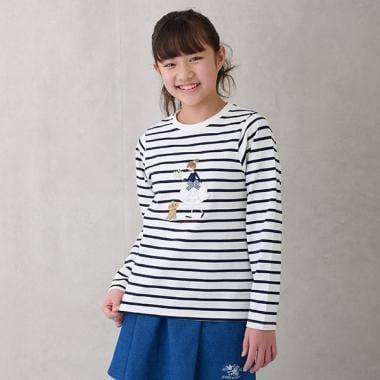 【鏈接】女孩貼花長袖T恤（青少年款）