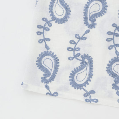 佩斯利刺繡連衣裙