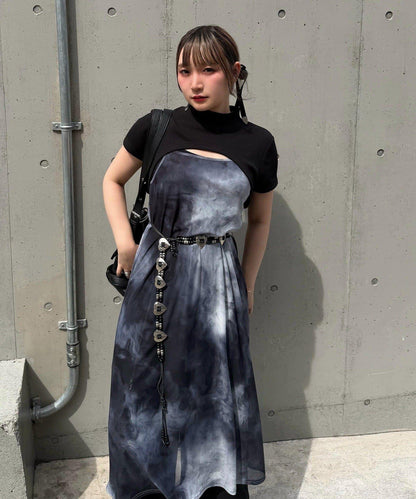 Mavie..7 透視吊帶連衣裙