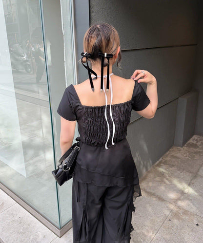 Mavie..7 異材質內搭套裝針織開衫