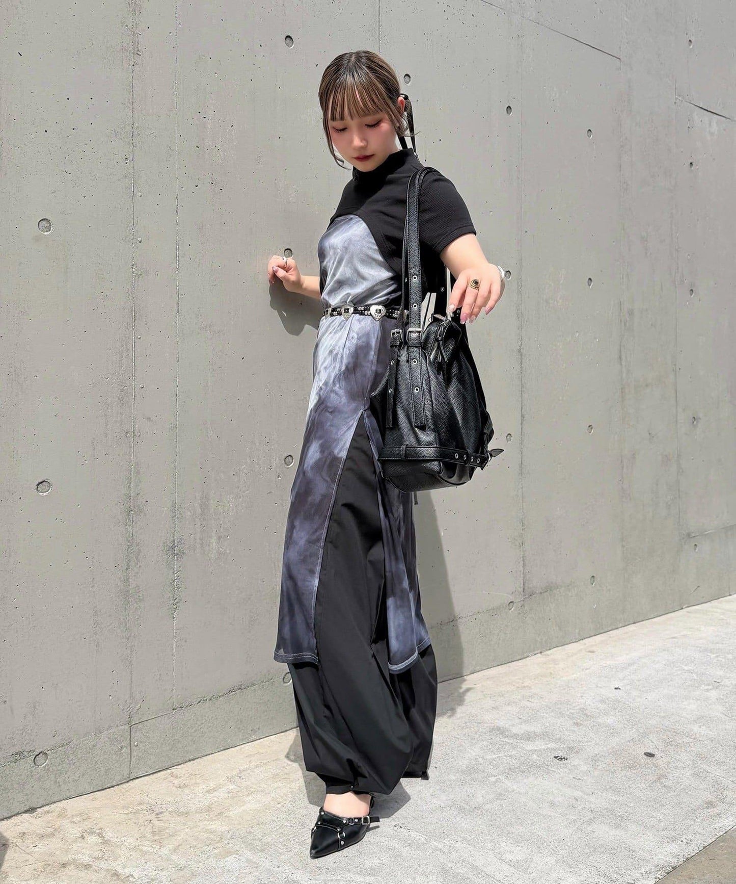 Mavie..7 透視吊帶連衣裙