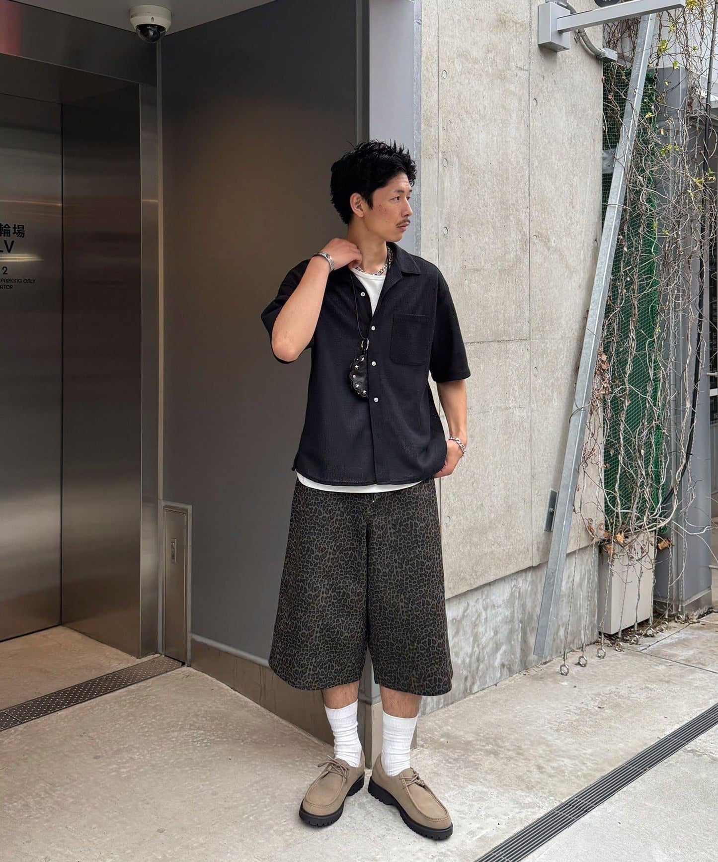 豹紋半身短褲