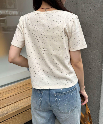 蕾絲吊帶套裝星形緊湊開衫