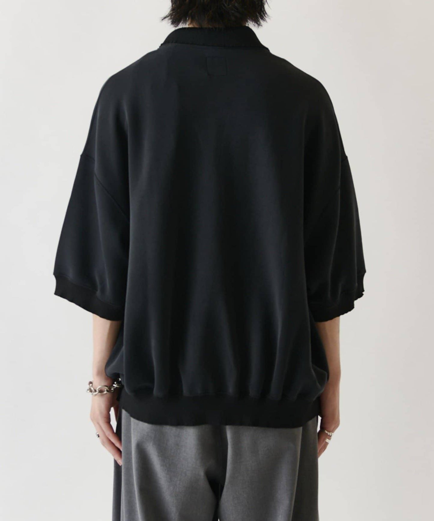 蜜桃絨翻領Polo衫