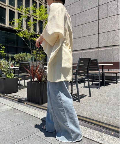 亞麻感襯衫
