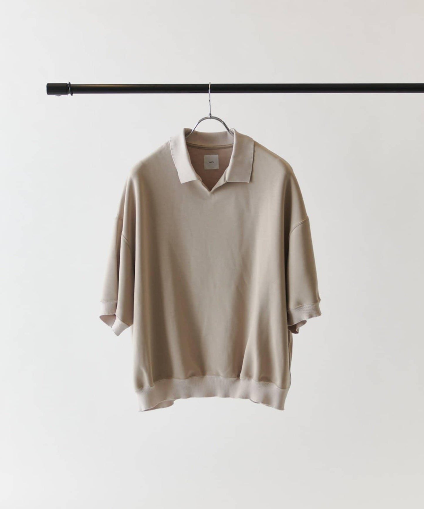 蜜桃絨翻領Polo衫