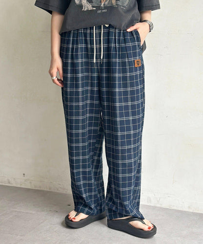 泡泡紗休閒褲