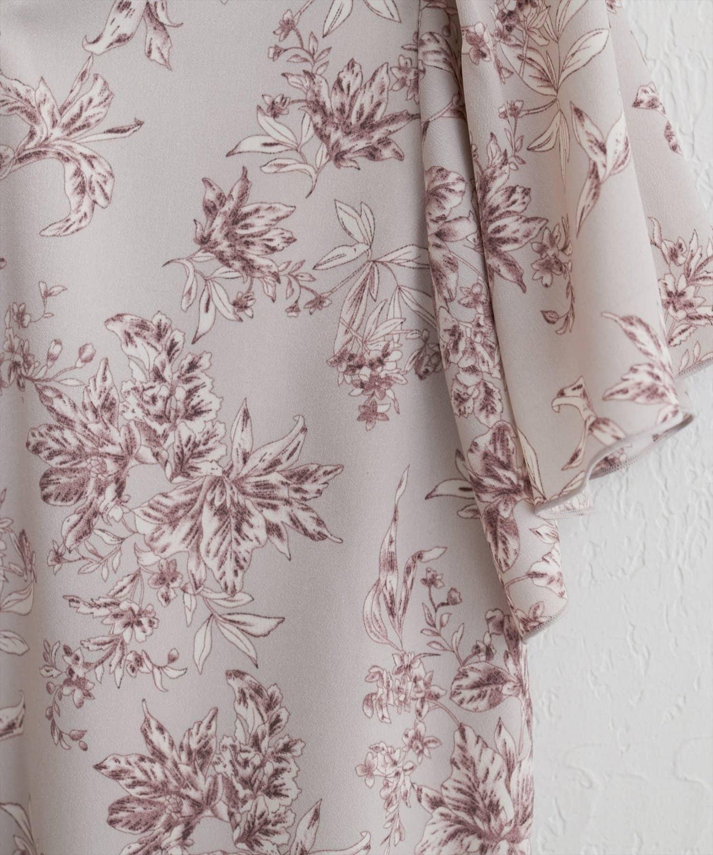 natural couture 蝴蝶結繫帶花卉襯衫