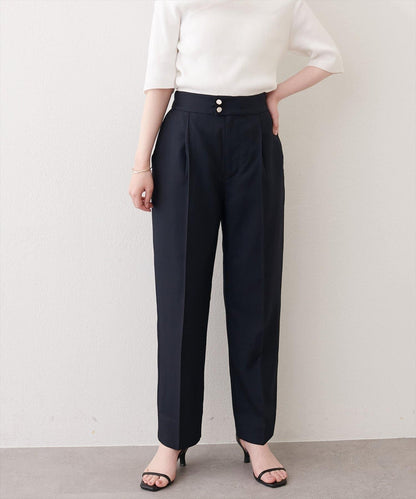 【natural couture】接觸冷感機洗錐形褲