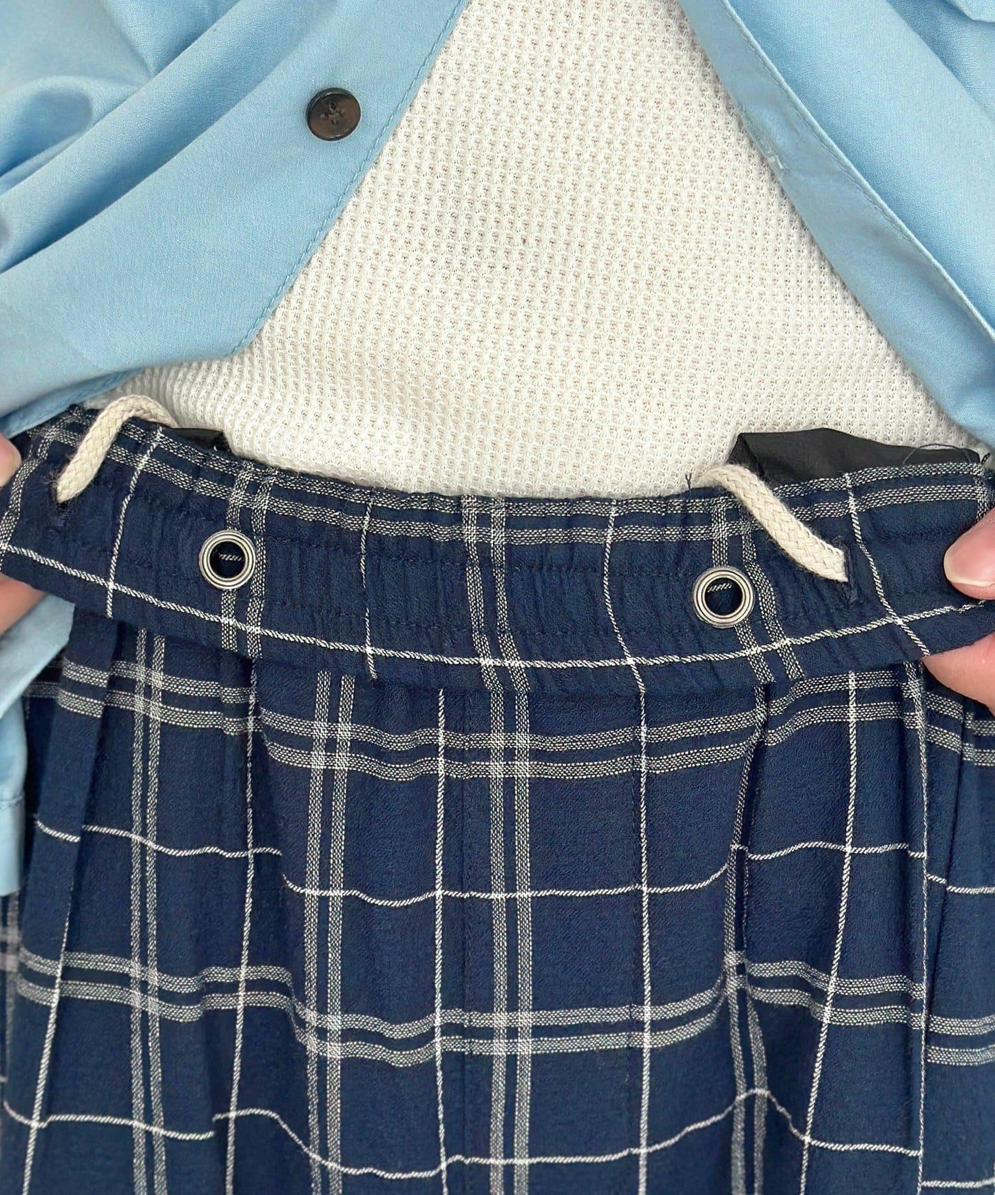 泡泡紗休閒褲