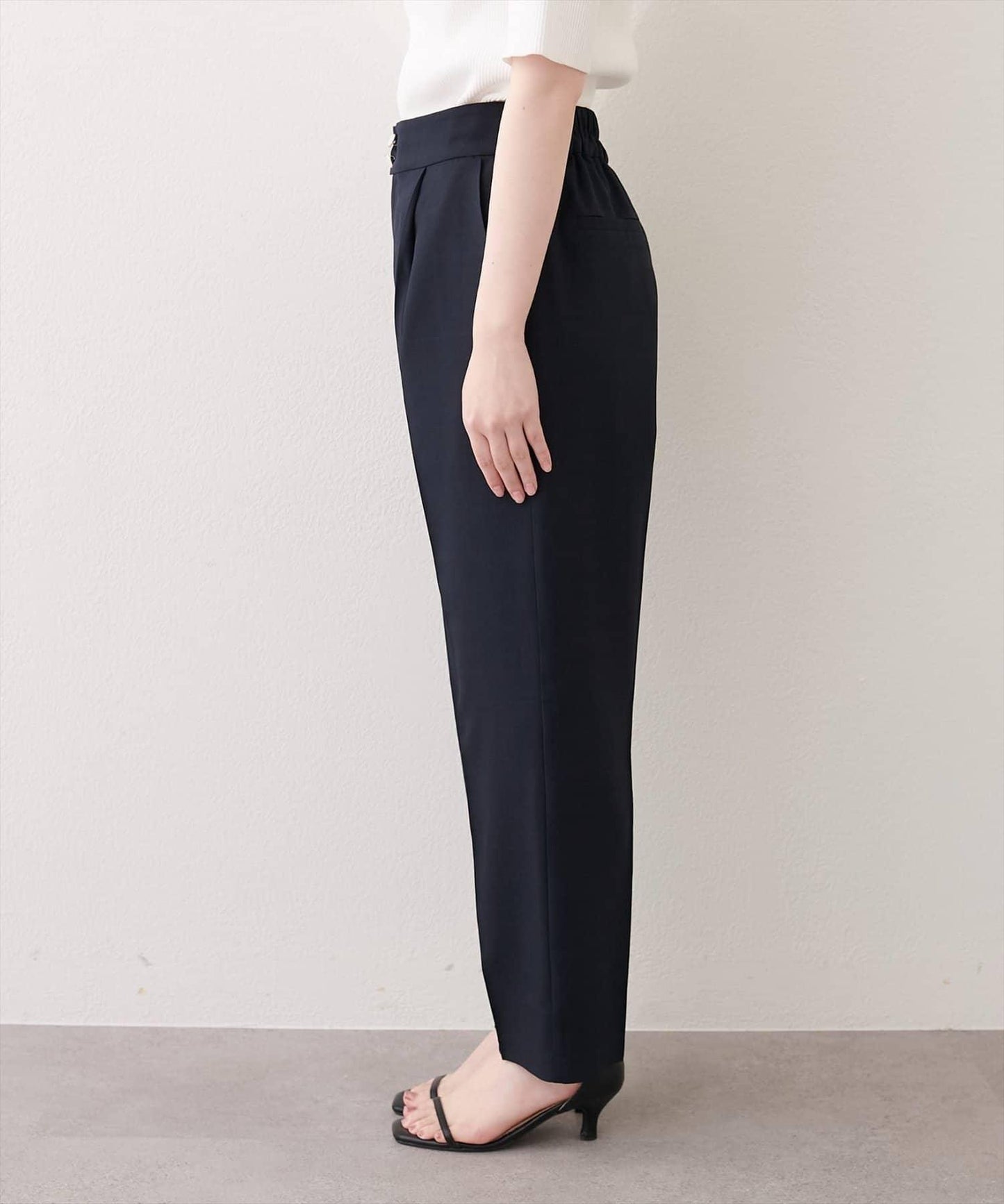 【natural couture】接觸冷感機洗錐形褲