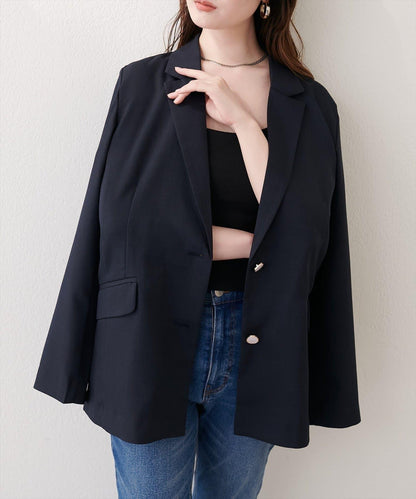【natural couture】接觸冷感機洗防皺西裝外套