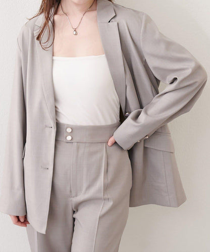 【natural couture】接觸冷感機洗防皺西裝外套