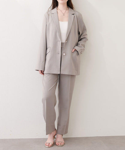 【natural couture】接觸冷感機洗防皺西裝外套