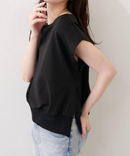 natural couture 氣質打孔V領上衣