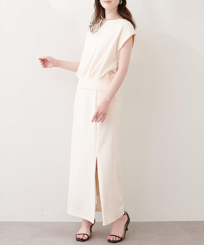 natural couture 氣質打孔V領上衣