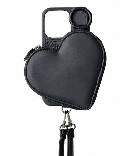 ajew×Bijou de M PU HEART pocket case (MagSafe対応)