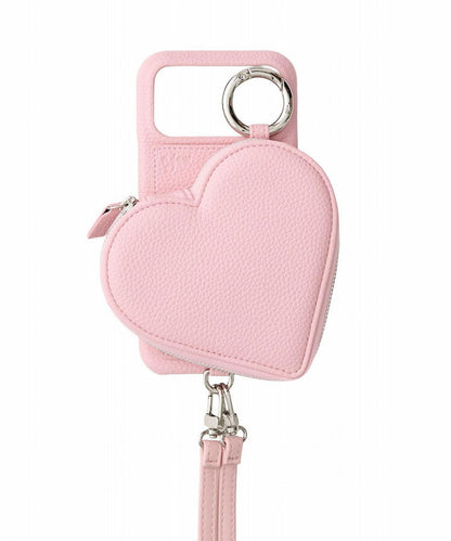 ajew×Bijou de M PU HEART pocket case (MagSafe対応)