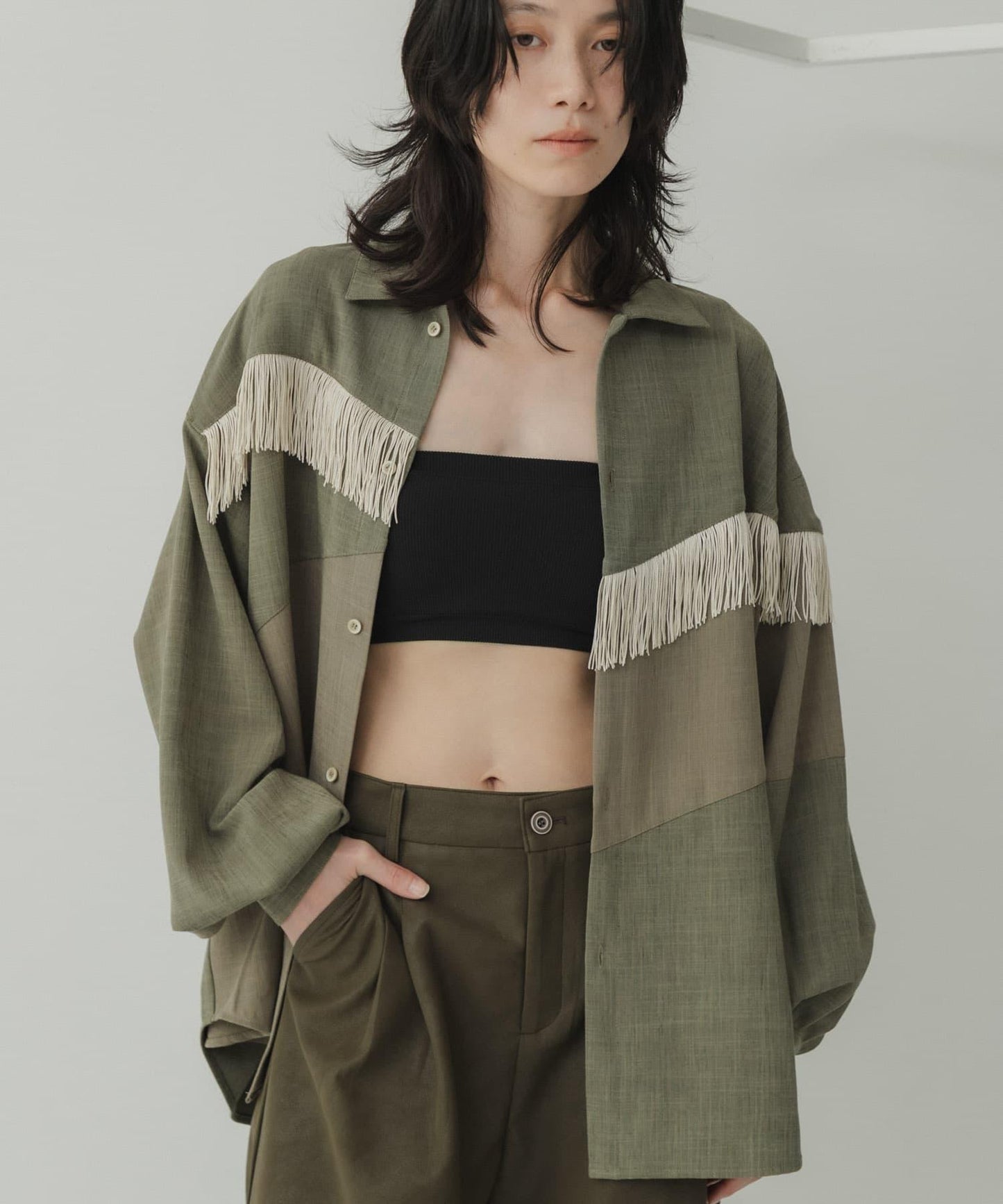 Siltrata Fringe pattern 襯衫