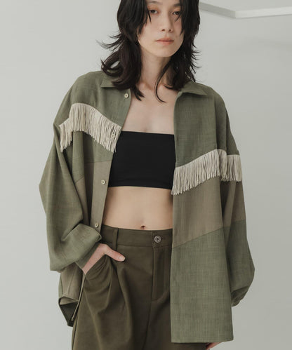 Siltrata Fringe pattern 襯衫