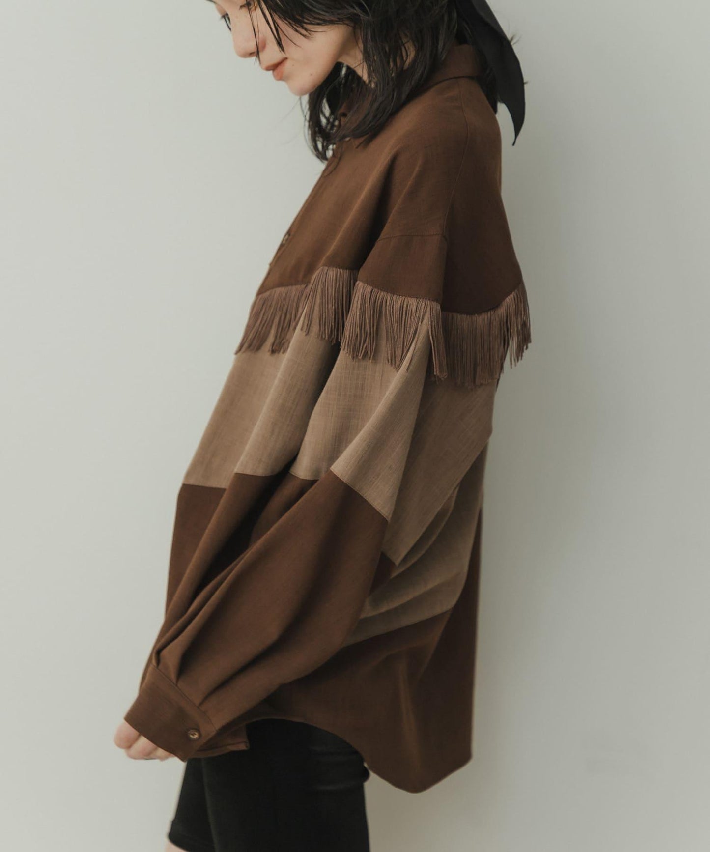 Siltrata Fringe pattern 襯衫