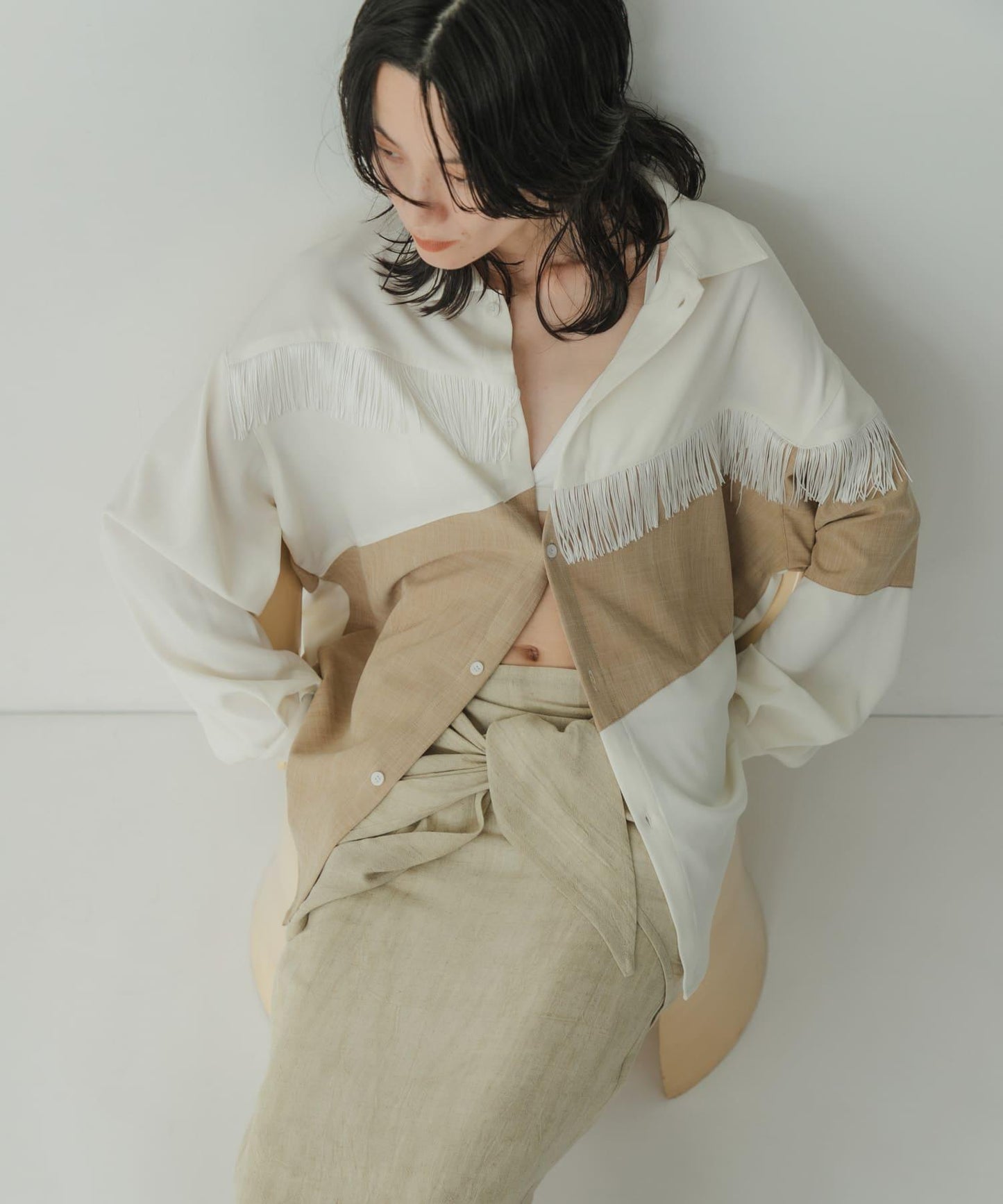 Siltrata Fringe pattern 襯衫