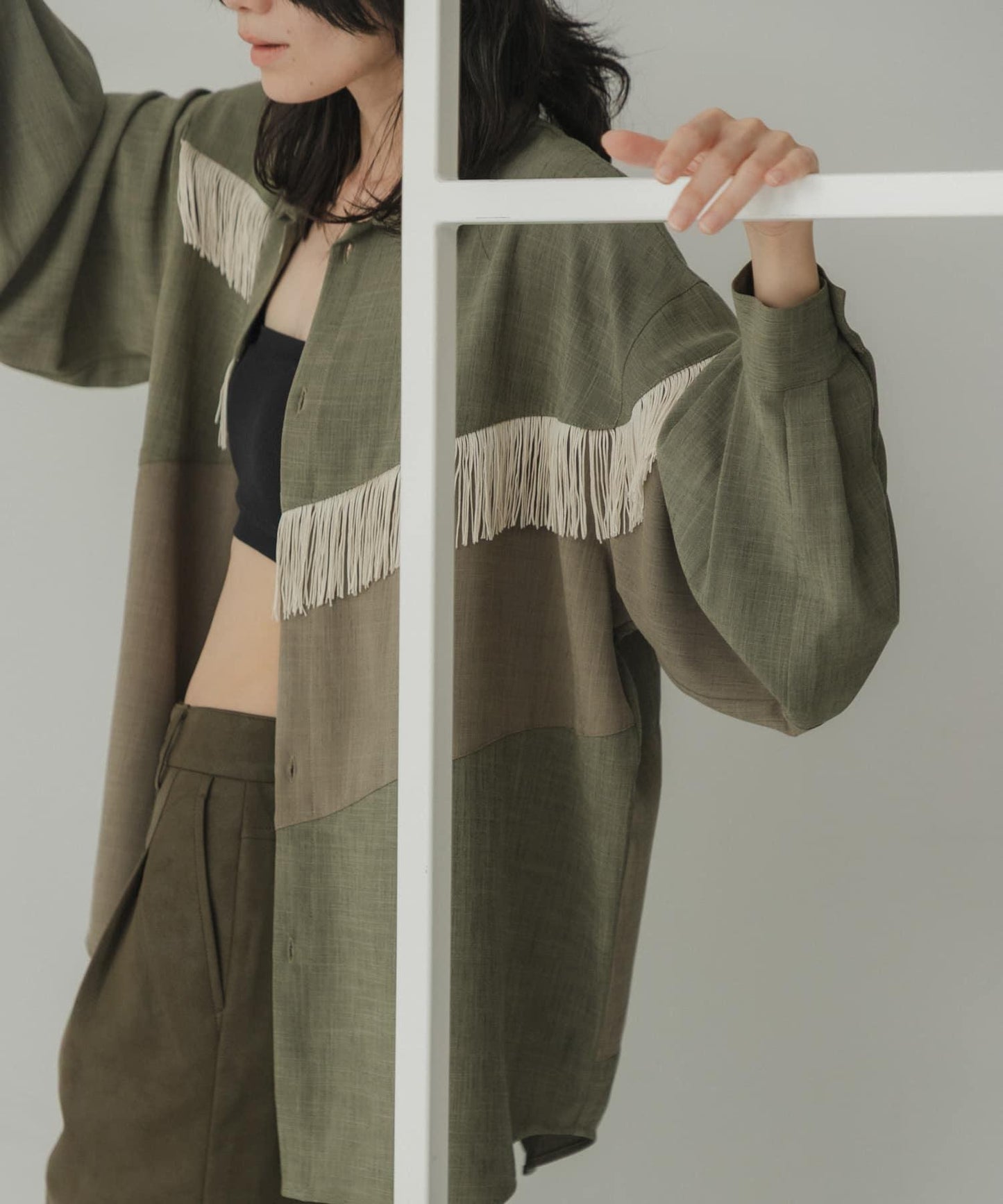Siltrata Fringe pattern 襯衫