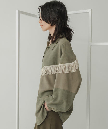 Siltrata Fringe pattern 襯衫