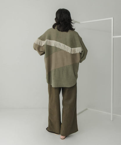 Siltrata Fringe pattern 襯衫