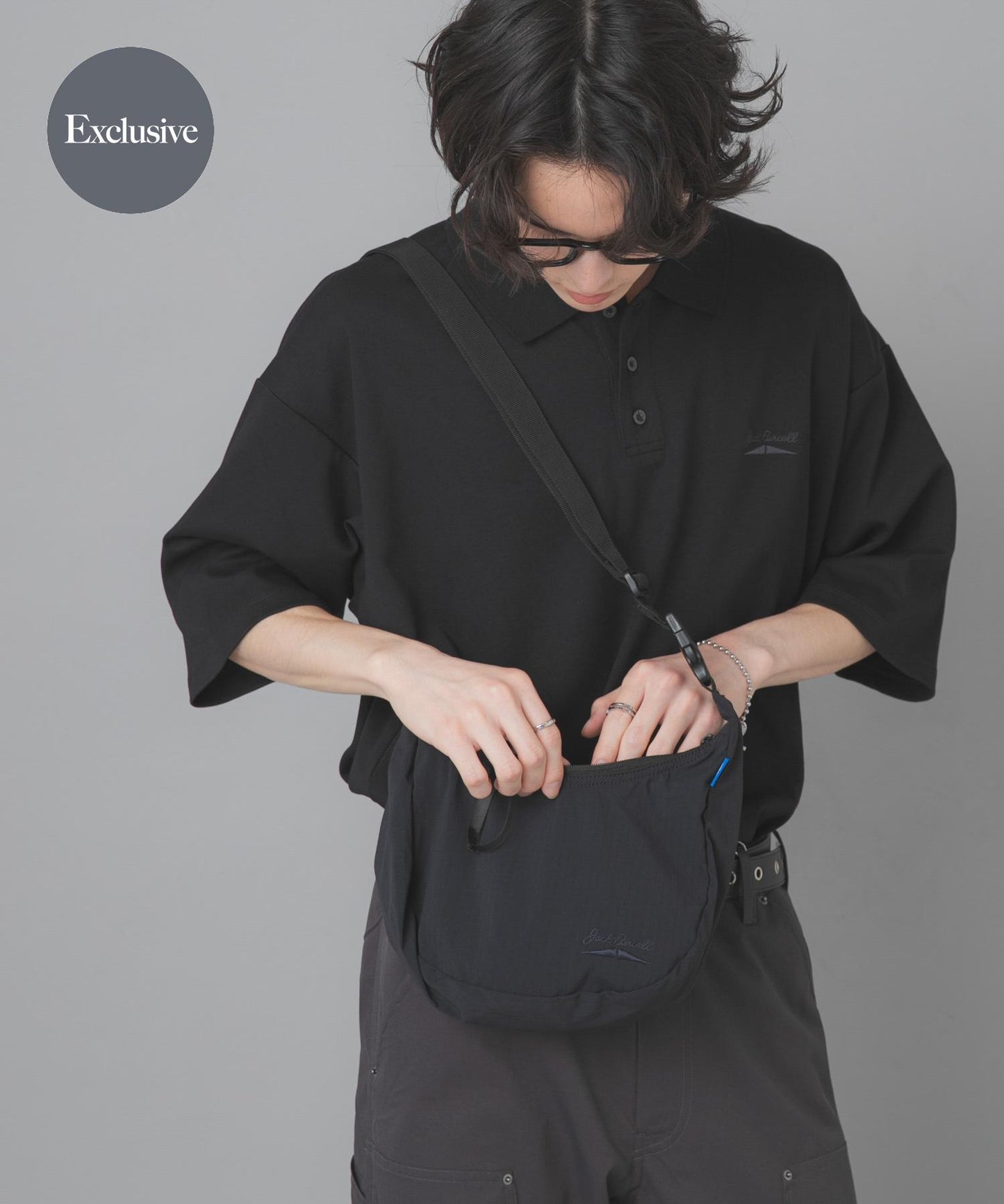 Converse×SENSE OF PLACE JACKPURCELL聯名款 單肩包