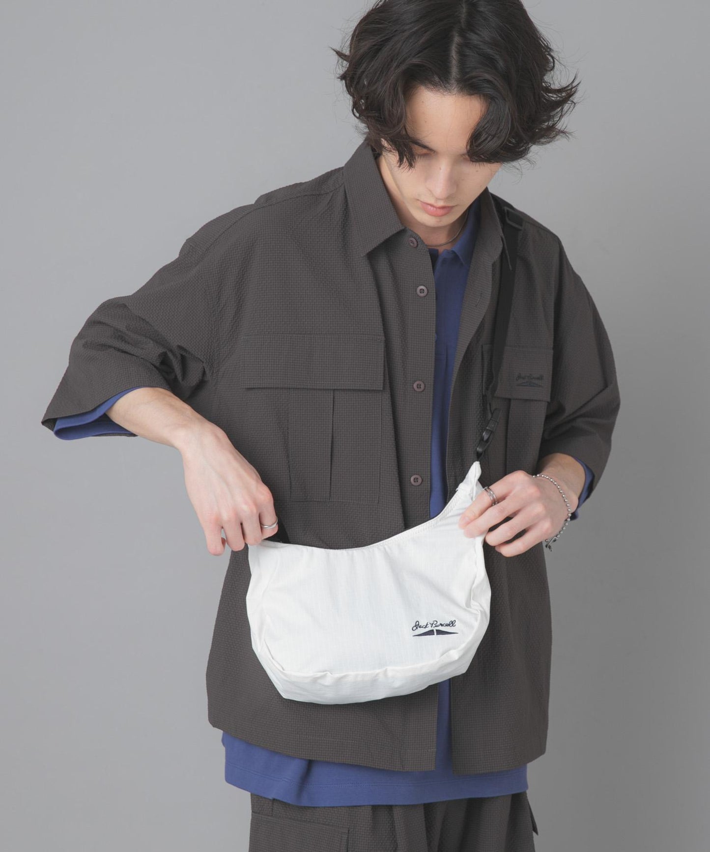 Converse×SENSE OF PLACE JACKPURCELL聯名款 單肩包
